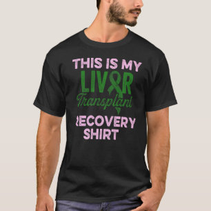 Camiseta Sobrevivente de transplante hepático Sobrevivente 