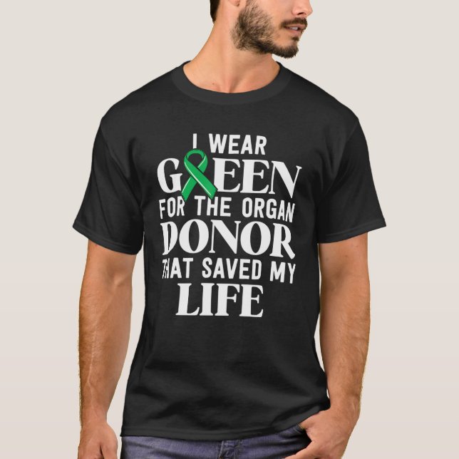 Camiseta Sobrevivente de Transplante Renal Dona do Orgão Sa (Frente)
