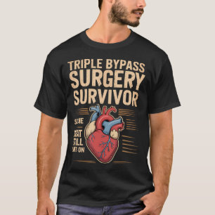 Camiseta Sobrevivente de Triplo Bypass - A Batida Continua