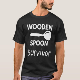 Camiseta Sobrevivente de Wooden Humor Mens Novelty Sarcásti