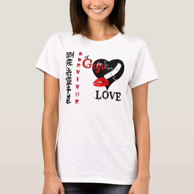 Camiseta Sobrevivente do AMOR de Goju (Frente)