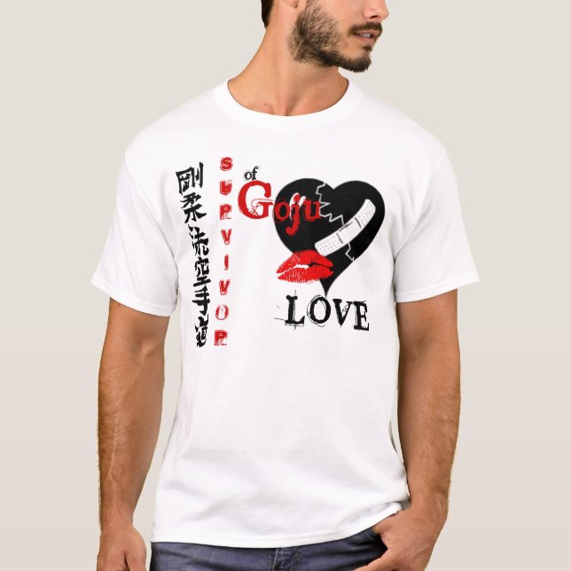 Camiseta Sobrevivente do AMOR de Goju (Frente)