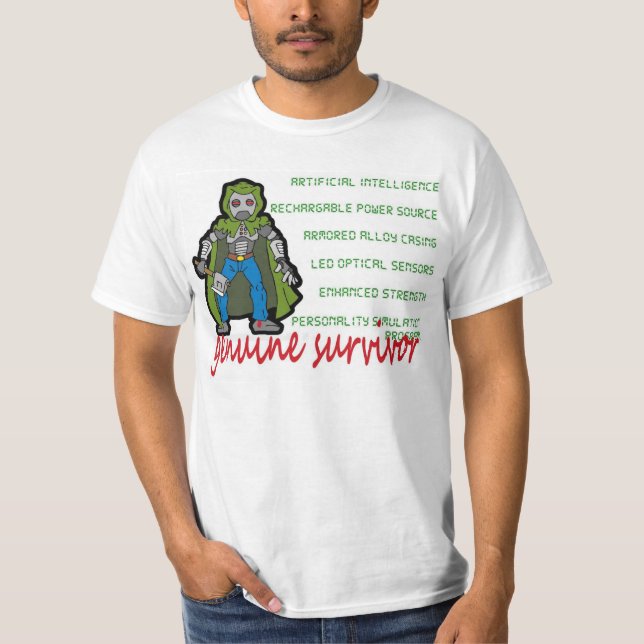 Camiseta Sobrevivente do Android (Frente)