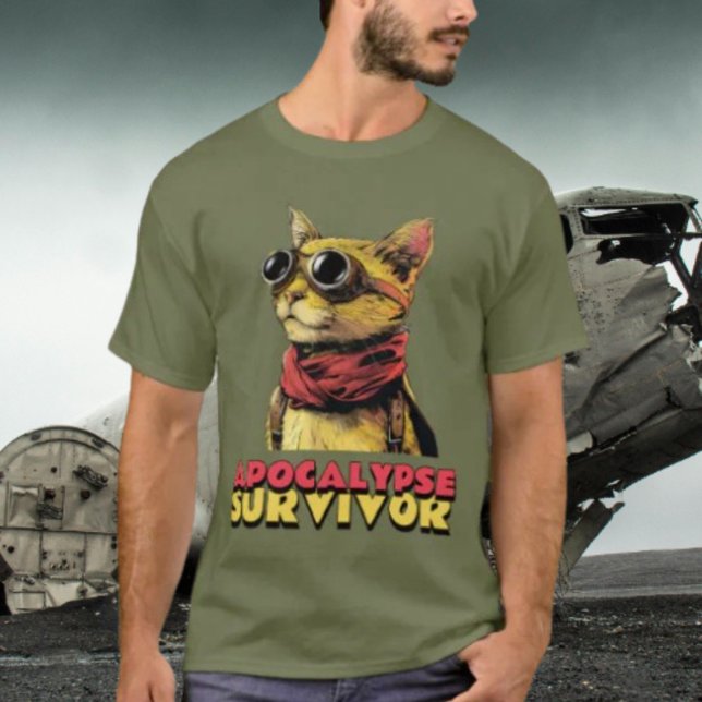 Camiseta Sobrevivente do Apocalipse (Criador carregado)