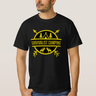 Camiseta Sobrevivente do Exterior de Bushcraft
