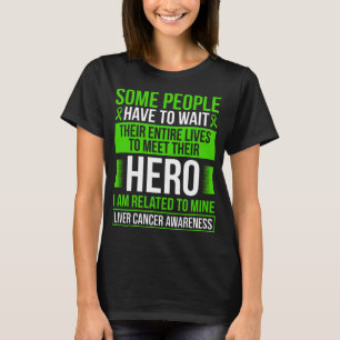 Camiseta Sobrevivente do guerreiro do Câncer de figado de