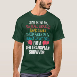 Camiseta Sobrevivente do transplante hepático Guerreiro do 