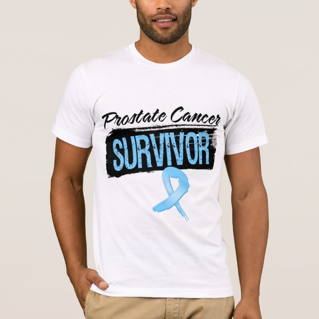 Camiseta Sobrevivente legal do cancro da próstata (Frente)