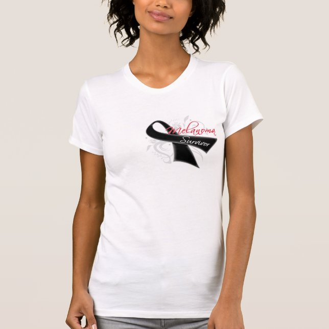 Camiseta Sobrevivente - melanoma (Frente)
