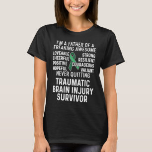 Camiseta Sobrevivente por lesões cerebrais traumáticas Padr
