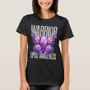 Camiseta Sobrevivente Púrpura do Guerreiro Lupus