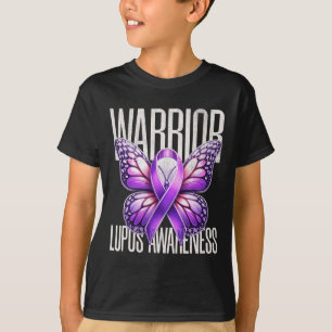 Camiseta Sobrevivente Púrpura do Guerreiro Lupus