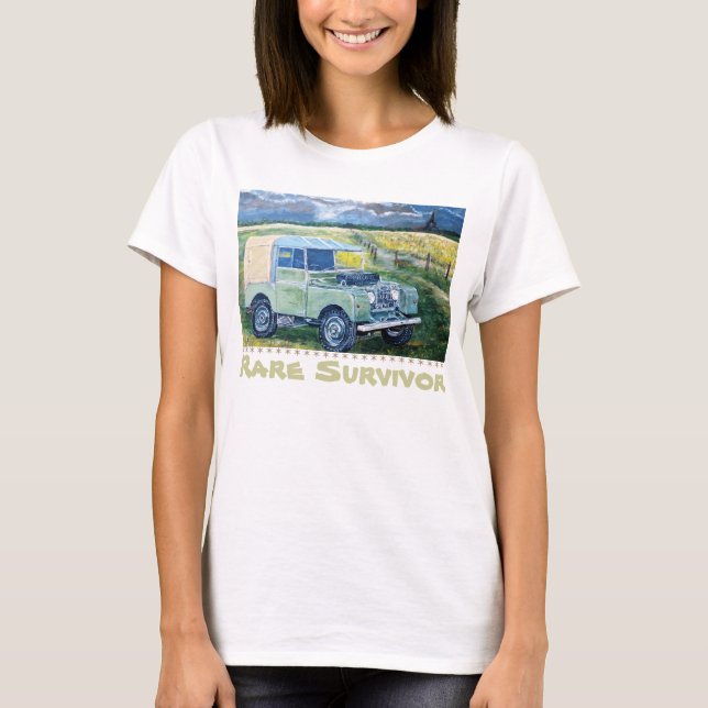 Camiseta Sobrevivente raro (Frente)