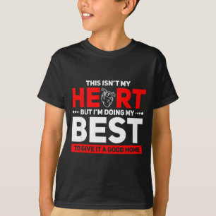 Camiseta Sobrevivente Receptor de Transplante de Coração No