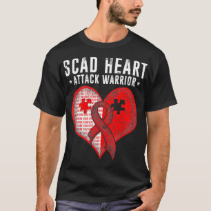 Camiseta Sobrevivente sobrevivente de ataque cardíaco SCAD 