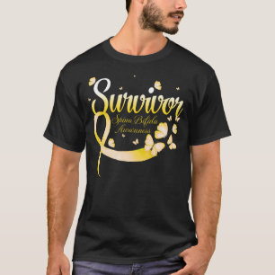 Camiseta Sobrevivente Spina Bifida Sensibilização Borboleta