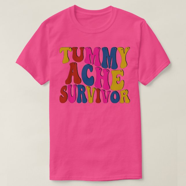 Camiseta Sobrevivente Tummy Ache (Frente do Design)