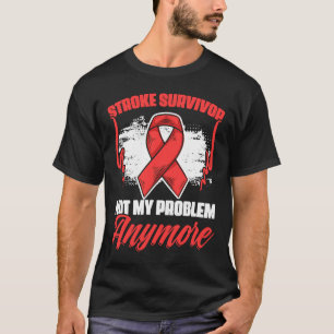 Camiseta Sobrevivente Vermelho Fita Acidentada Guerreiro Tr