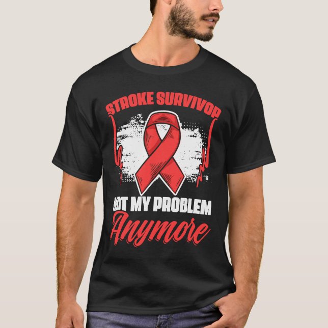 Camiseta Sobrevivente Vermelho Fita Acidentada Guerreiro Tr (Frente)