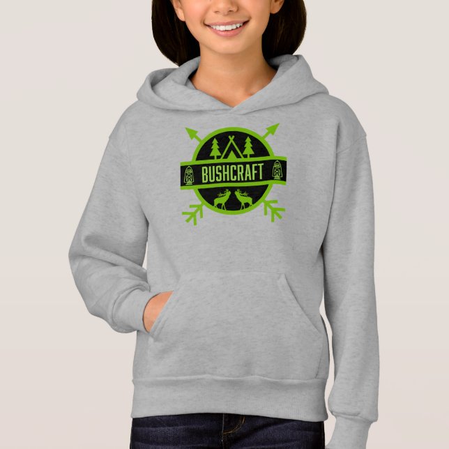Camiseta Sobreviventes da Natureza da Bushcraft (Frente)