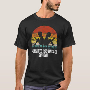 CAMISETA SOBREVIVI 100 DIAS DA ESCOLA DE PROFESSORES DA ESC