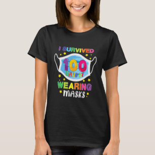 Camiseta Sobrevivi 100 Dias Quarentena 100 Dias De Escola