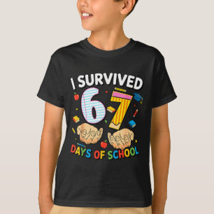 Camiseta Sobrevivi 67 Dias De Aula Design De Professor Lega