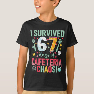 Camiseta Sobrevivi 67 Dias De Caos Na Cafeteria A Senhora D