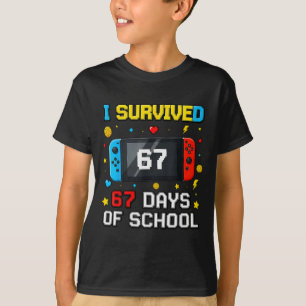 Camiseta Sobrevivi 67 Dias De Escola 67 Esquadra De Profess
