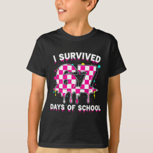 Camiseta Sobrevivi 67 Dias De Escola 67 Professores Alunos