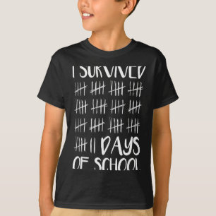 Camiseta Sobrevivi 67 Dias De Escola Engraçado 67 Meme Cont