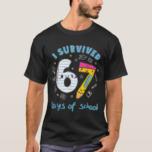 Camiseta Sobrevivi 67 Dias De Escola Engraçado 6 7 Meme Pro