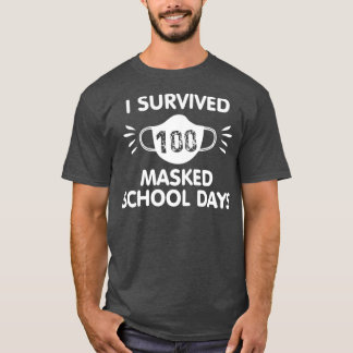 Camiseta sobrevivi a 100 dias de escola mascarados 15