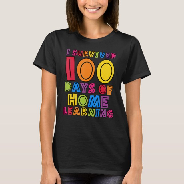 Camiseta Sobrevivi a 100 dias de Professores de Aprendizado (Frente)