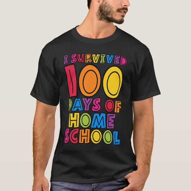 Camiseta Sobrevivi a 100 dias de Professores do Colégio Dom (Frente)