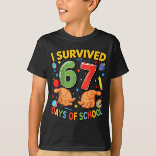 Camiseta Sobrevivi a 67 Dias de Aula Design de Professor Le