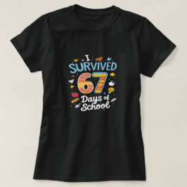 Camiseta Sobrevivi a 67 Dias de Escola