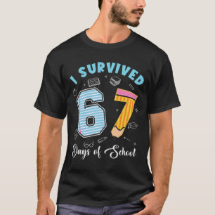 Camiseta Sobrevivi a 67 Dias de Escola Engraçado 67 Meme Pr