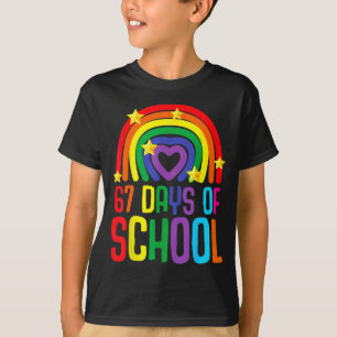Camiseta Sobrevivi a 67 Dias de Escola Meme Engraçado Aluno