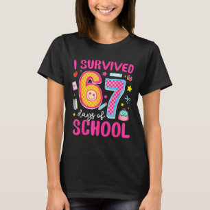 Camiseta Sobrevivi a 67 Dias De Escola Piada Engraçada Prof