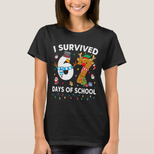 Camiseta Sobrevivi a 67 Dias De Escola Piada Meme Seis Sete
