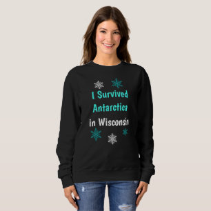Camiseta Sobrevivi à Antártida em Wisconsin, tempo frio