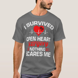 Camiseta Sobrevivi a homens de recuperação de cirurgias de 