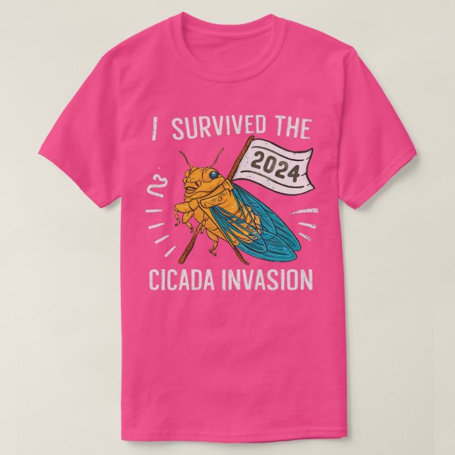 Camiseta sobrevivi à invasão de Cicada de 2024 (Frente do Design)