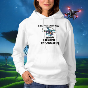 Camiseta Sobrevivi à Invasão de Drones de 2024
