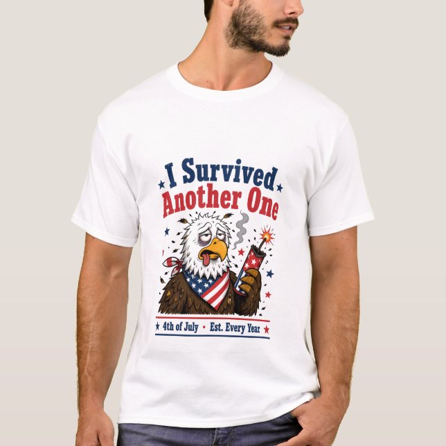 Camiseta Sobrevivi a Mais Um (Frente)