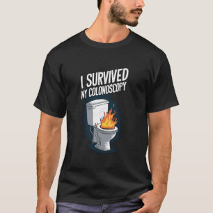 Camiseta Sobrevivi à minha colonoscopia Gastroenterologia 1