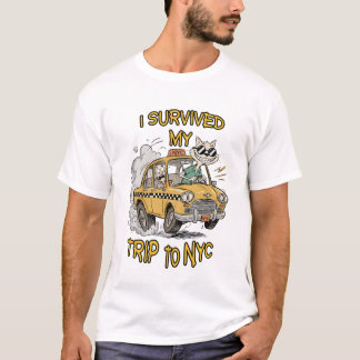 Camiseta Sobrevivi à Minha Viagem para NYC