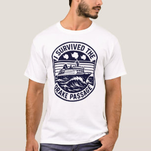 Camiseta Sobrevivi à Passagem de Drake Antártida