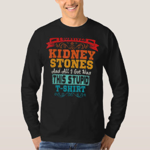 Camiseta Sobrevivi a Pedras Renais Sobrevivendo a Cirurgia